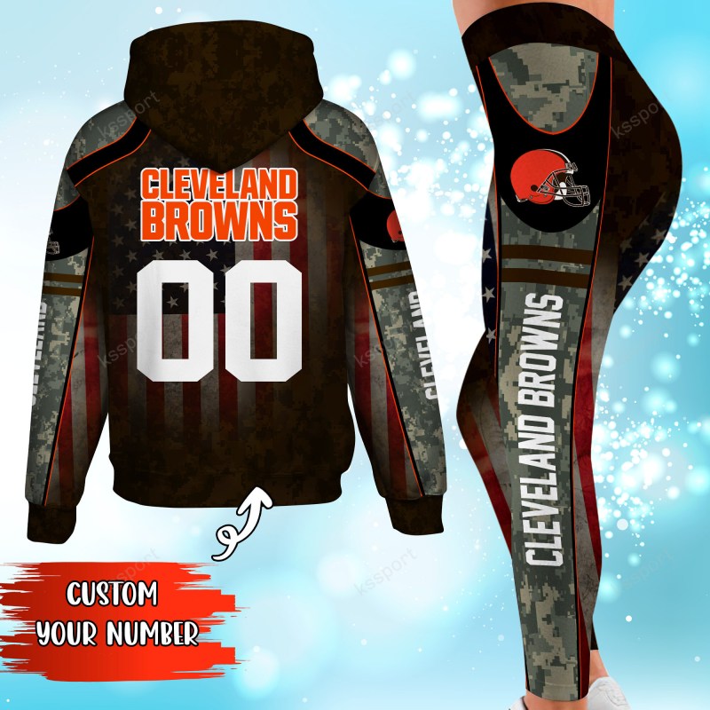 Cleveland Browns Personalized Leggings
