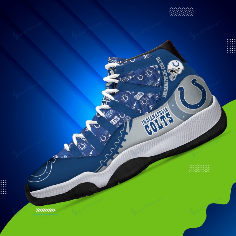 Indianapolis Colts Personalized AJD11 Sneakers 3