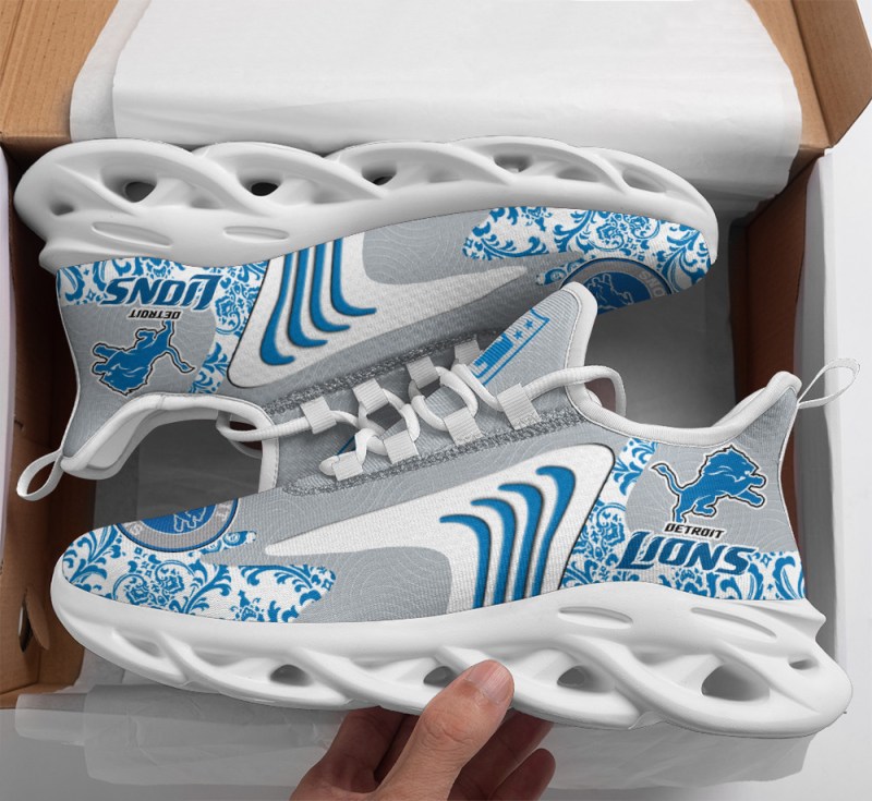 Detroit Lions Yezy Running Sneakers