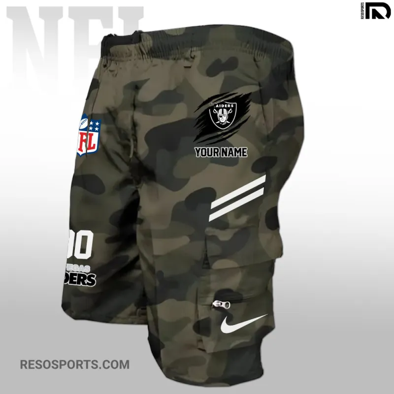 Las Vegas Raiders Multi-Pockets Man Shorts 4