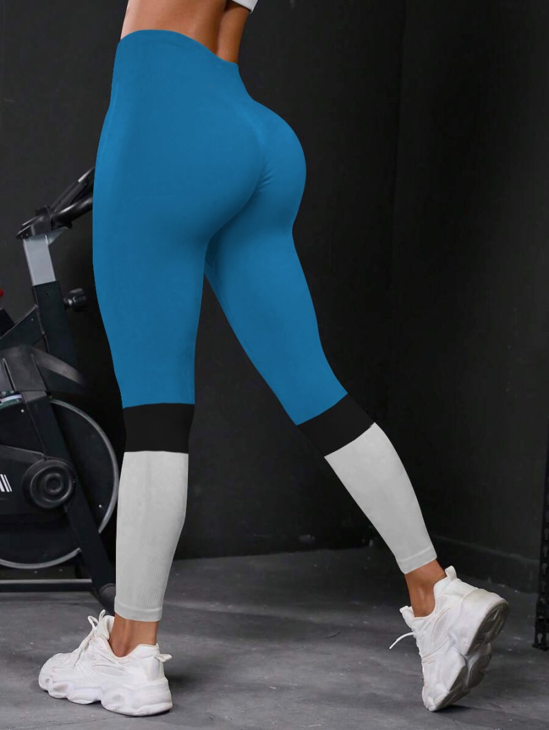 High Waist Carolina Panthers Leggings