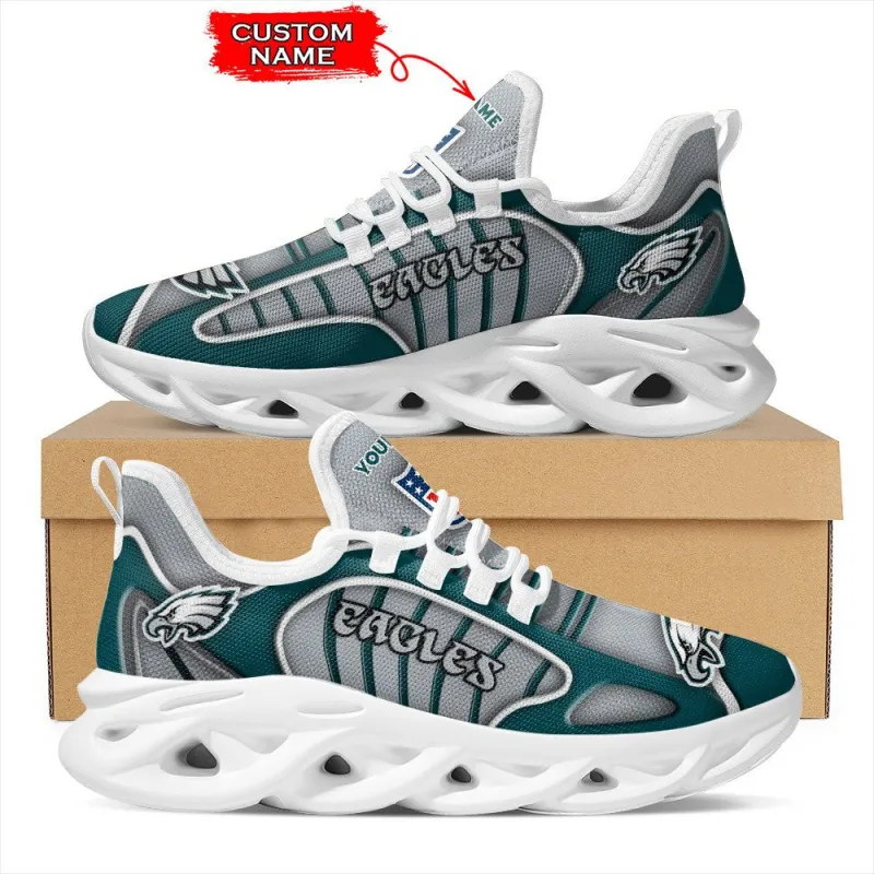 Philadelphia Eagles Personalized Yezy Running Sneakers