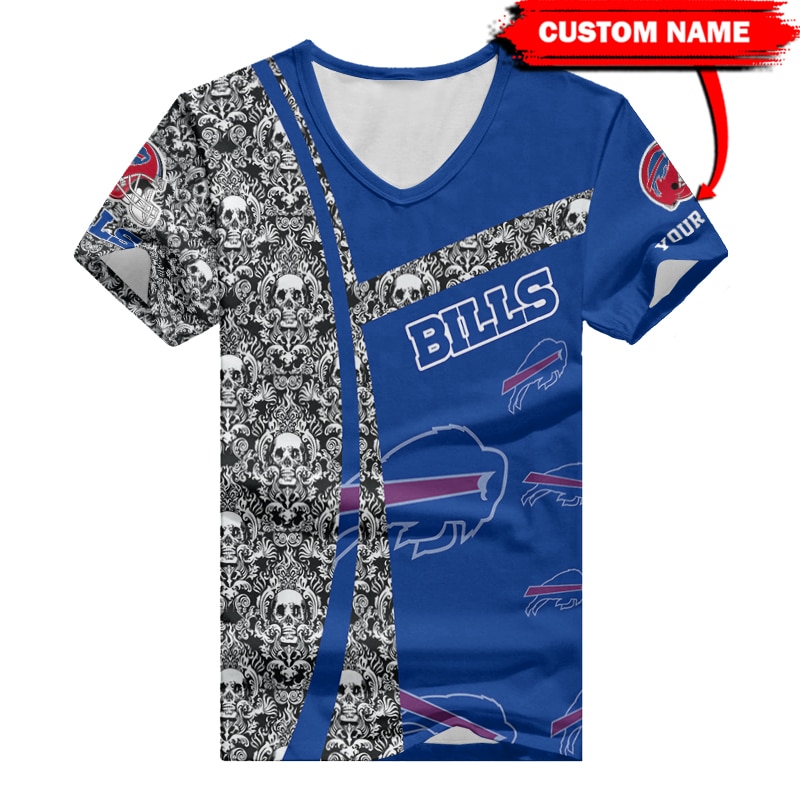 Buffalo Bills V-neck T-shirt - Side View