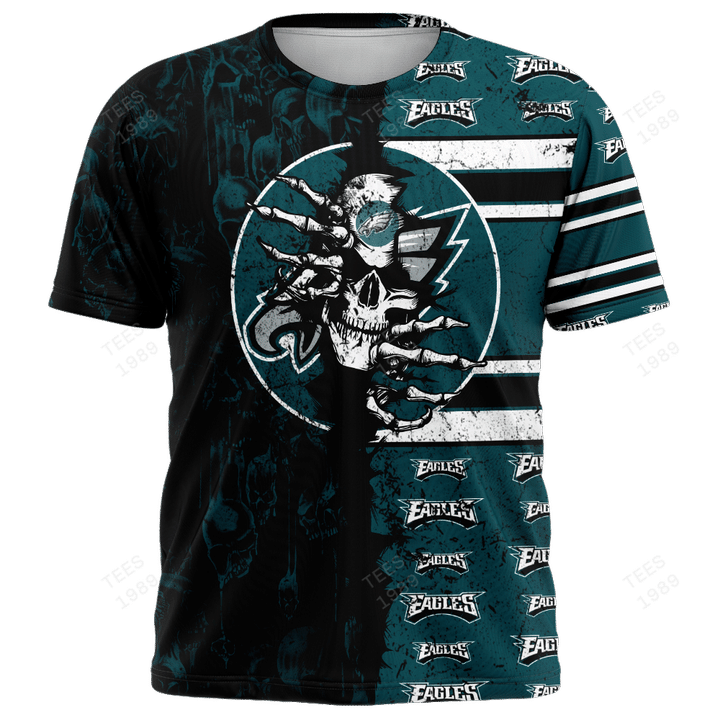 Philadelphia Eagles Ugly Christmas Sweater Back View