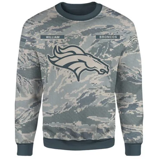 Denver Broncos Personalized Sweater