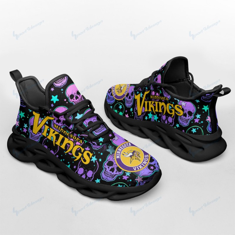 Minnesota Vikings Yezy Running Sneakers