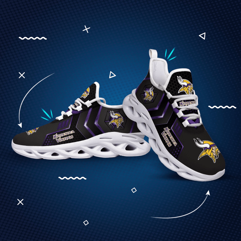 Minnesota Vikings Sneakers Side View