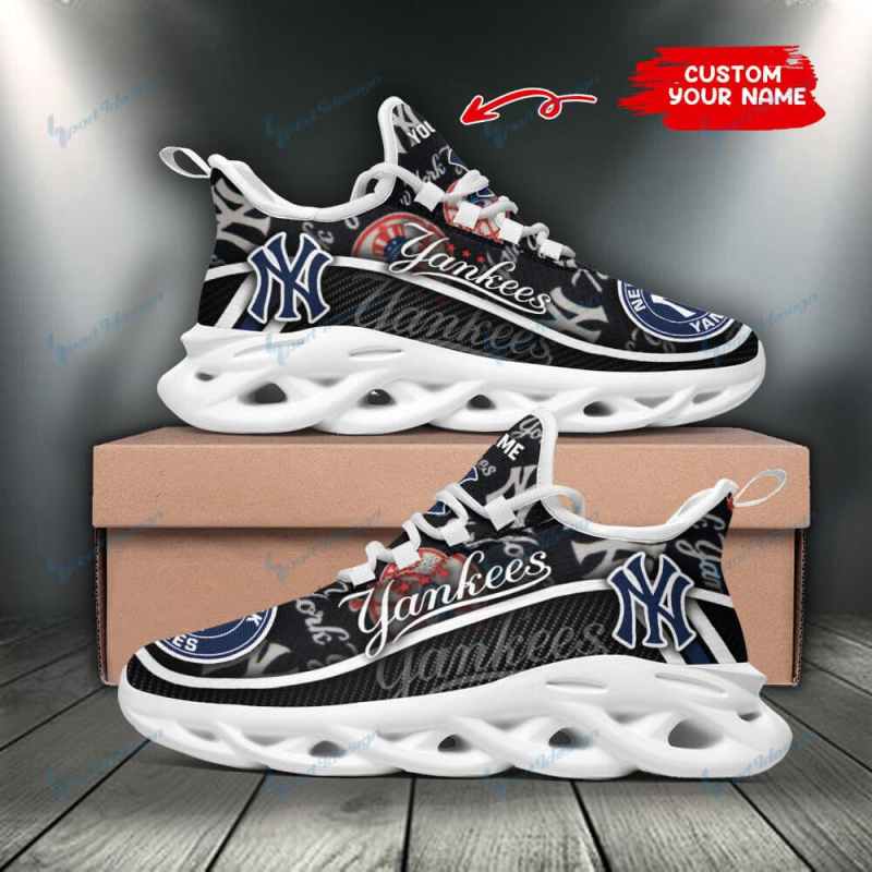 New York Yankees Personalized Yezy Running Sneakers