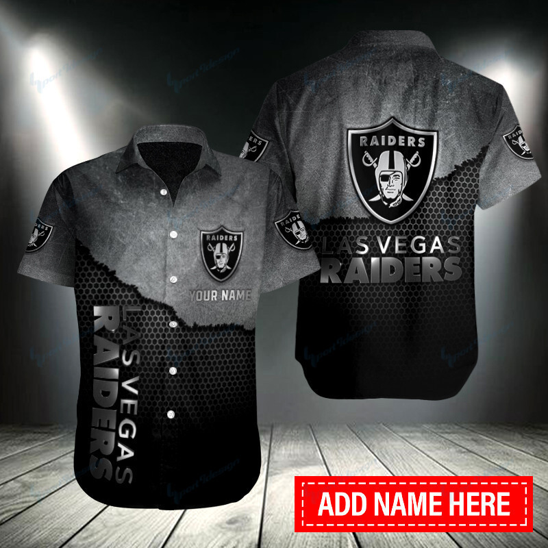 Sizing Chart for Las Vegas Raiders Personalized Button Shirt BB043