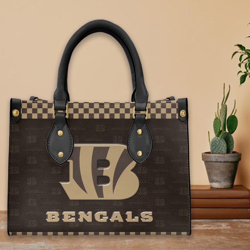 Cincinnati Bengals Leather Hand Bag