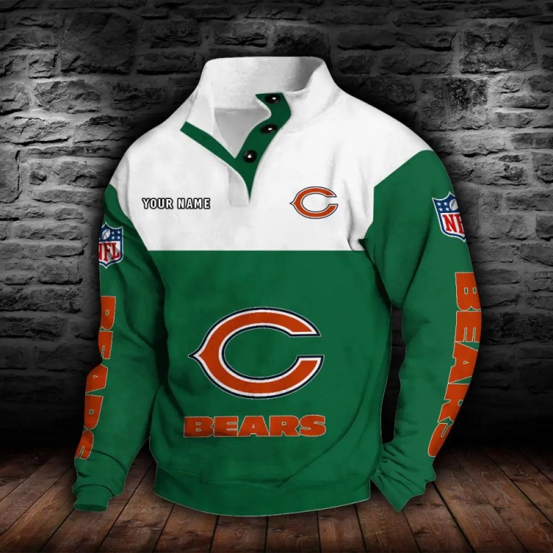 Colorful Stand Collar Sweatshirt