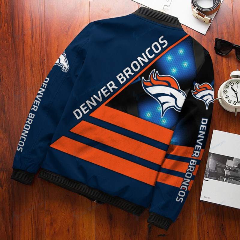 Chicago Bears Personalized Bomber Jacket Back