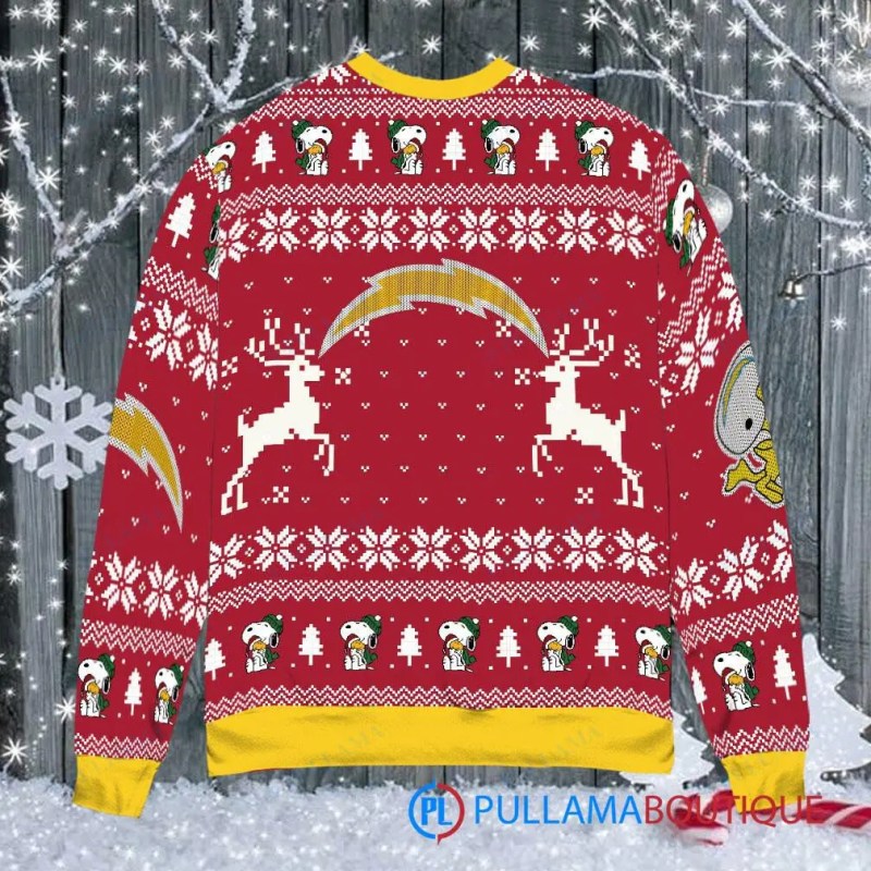 Los Angeles Chargers Ugly Christmas Sweater 3