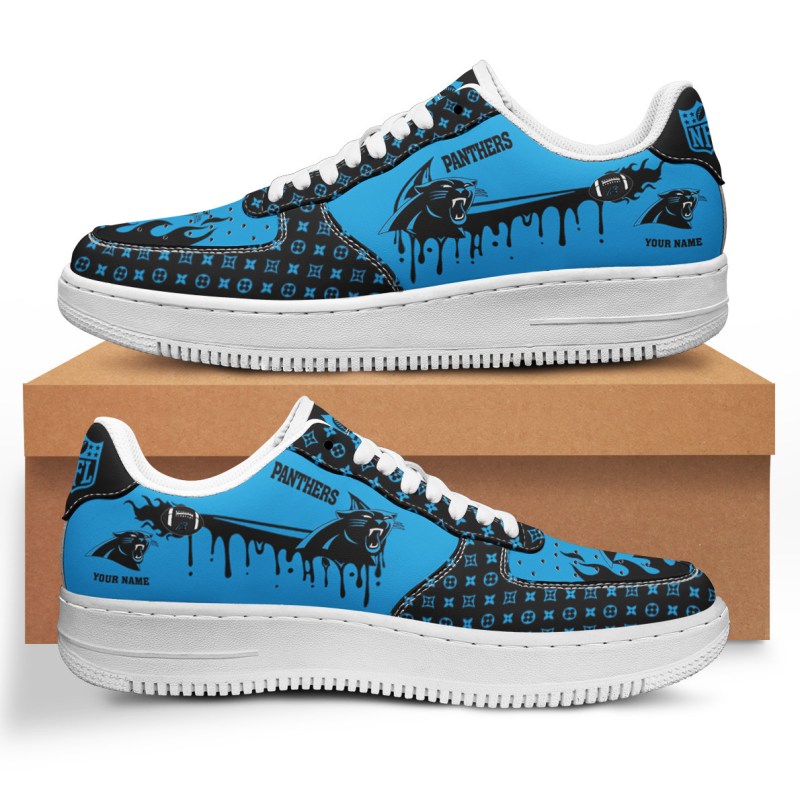Carolina Panthers AF1 Shoes