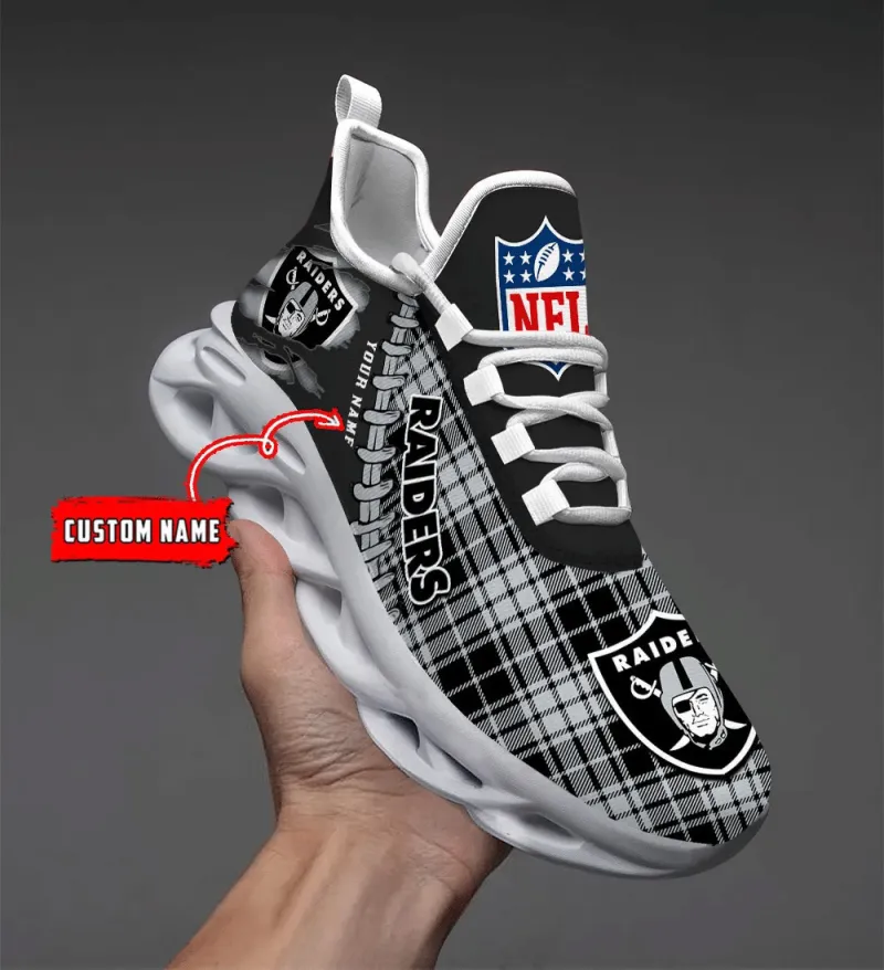 Las Vegas Raiders Personalized Yezy Sneakers Design