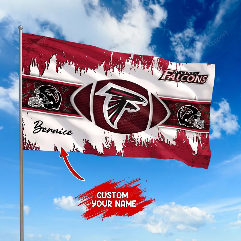 Atlanta Falcons Personalized Flag