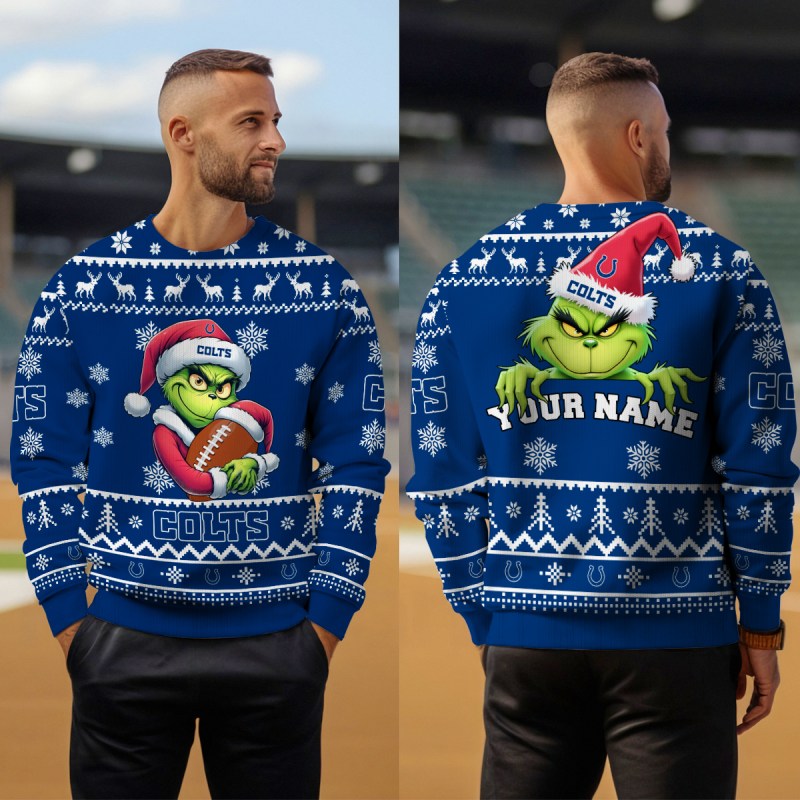 Final Outdoor View of the Indianapolis Colts Sweater