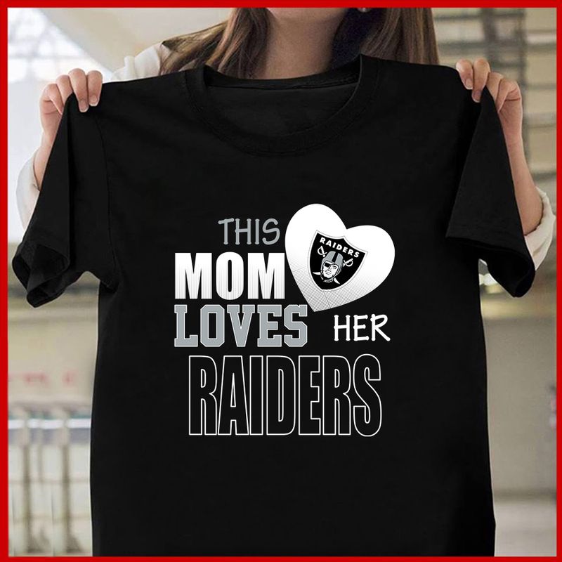 Las Vegas Raiders Mom Loves Mother's Day T-shirt