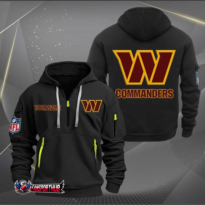Washington Commanders Quarter Zip Hoodie