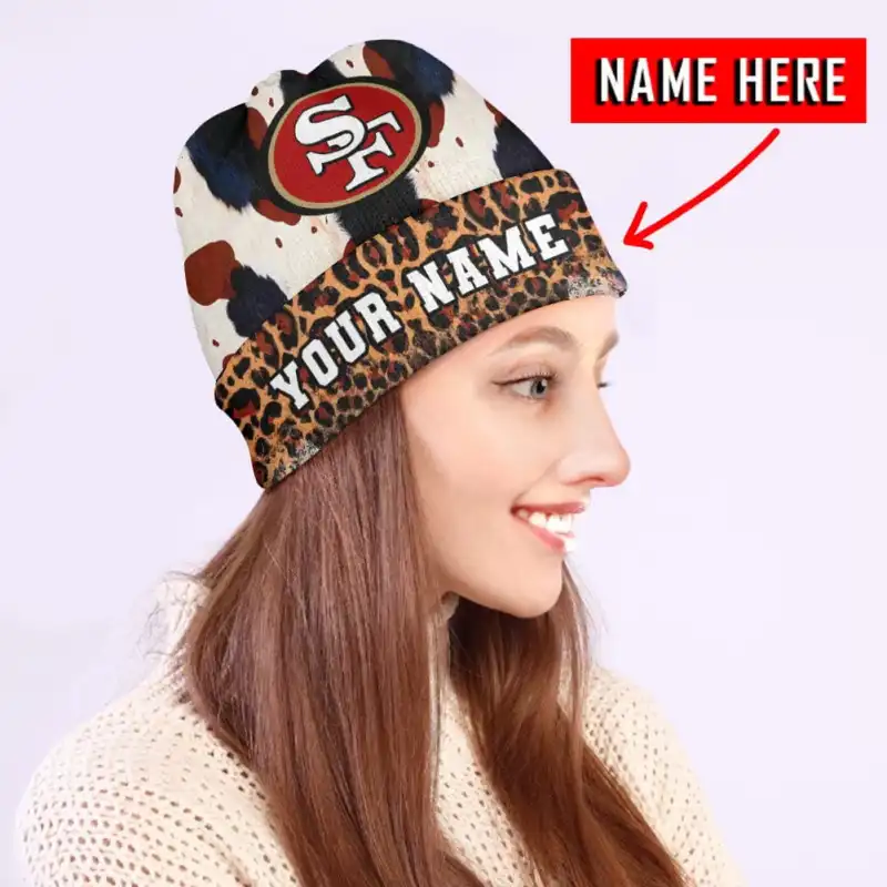 San Francisco 49ers Personalized Wool Beanie