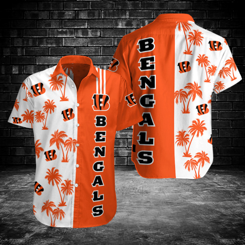 Cincinnati Bengals Button Shirt Sizing Chart