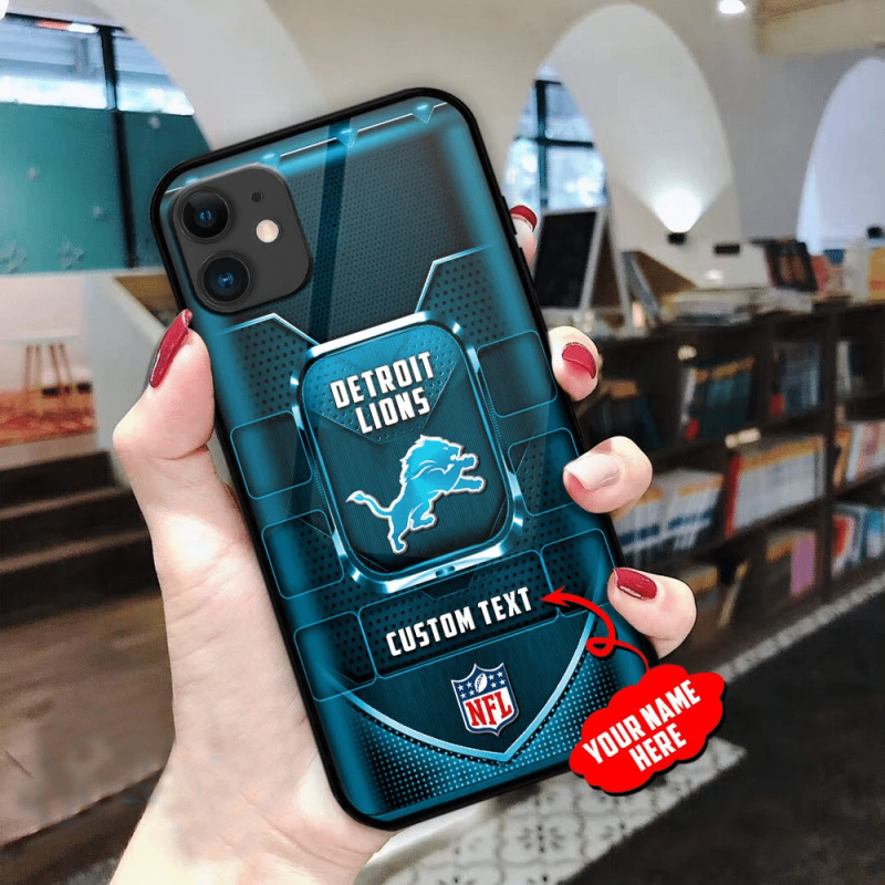 Detroit Lions Personalized Phone Case