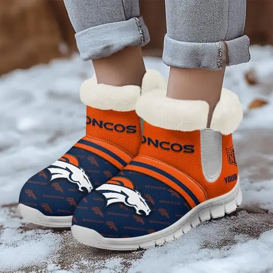 Denver Broncos Cozy Snow Boots