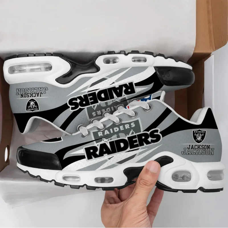 Las Vegas Raiders Youth Sneakers Side View