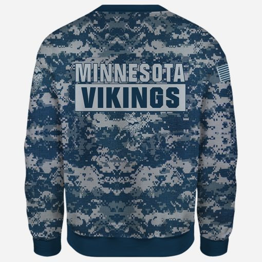 Minnesota Vikings Personalized All Over Printed Sweater Celebration
