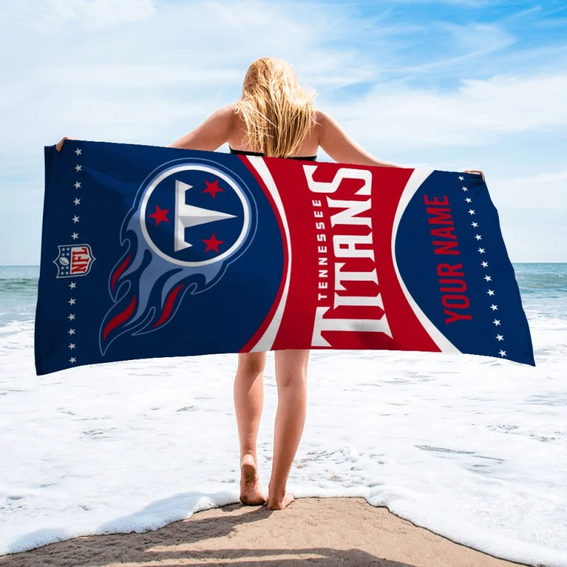 Tennessee Titans 3D Beach Towel