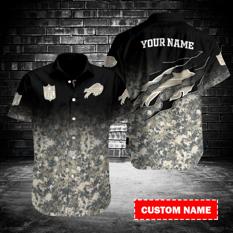 Buffalo Bills Personalized Button Shirt