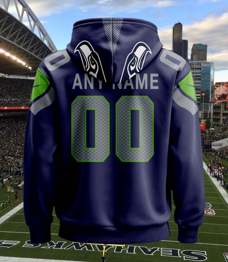 Seattle Seahawks Premium Hoodie Design