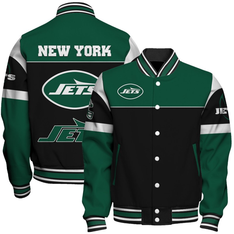 New York Jets Unisex Varsity Jacket Image 1