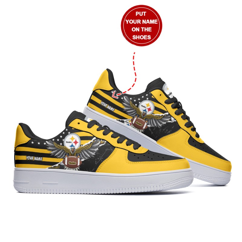 Pittsburgh Steelers Personalized AF1 Shoes Image 4