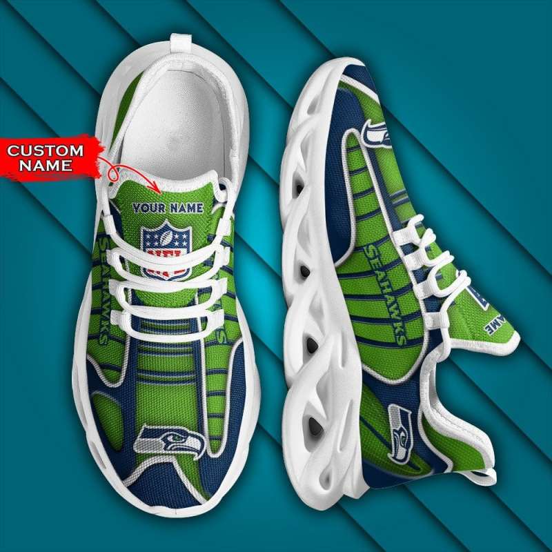 Seattle Seahawks Personalized Sneakers