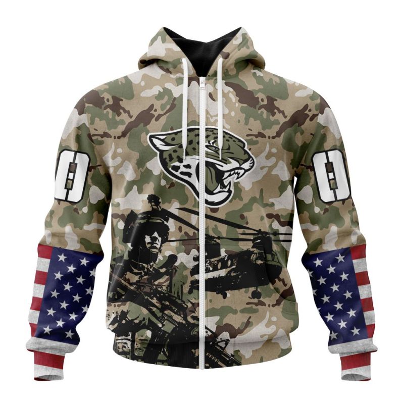 Jacksonville Jaguars Hoodie Zip Front