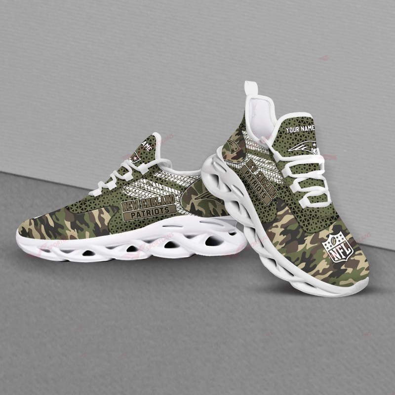 New England Patriots Sneakers side view