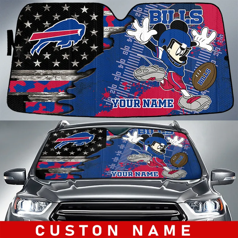 Buffalo Bills Personalized Auto Sun Shade