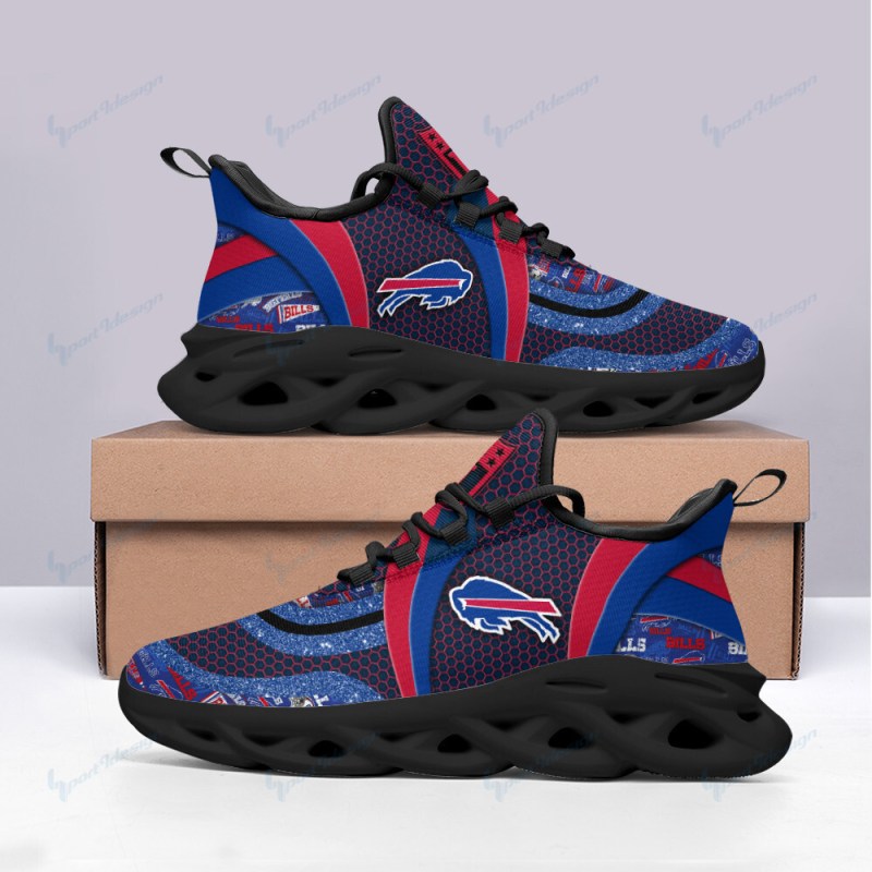 Buffalo Bills Yezy Running Sneakers Top View