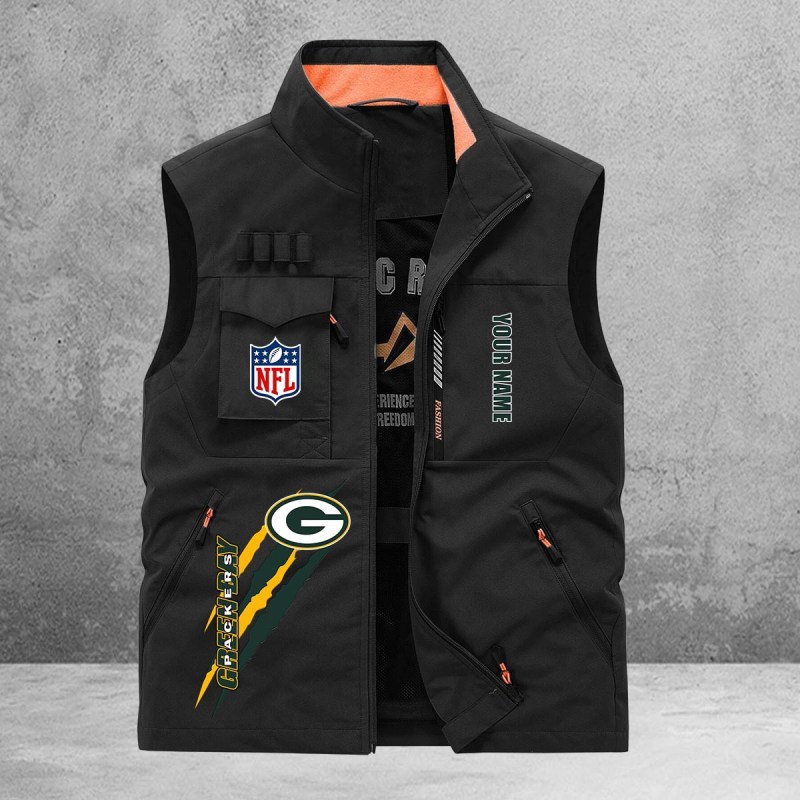 Green Bay Packers Multi-Pockets Vest