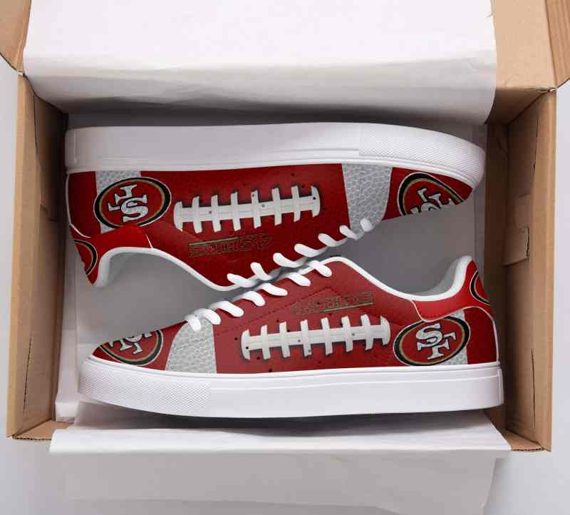 San Francisco 49ers SS Custom Sneakers Side View