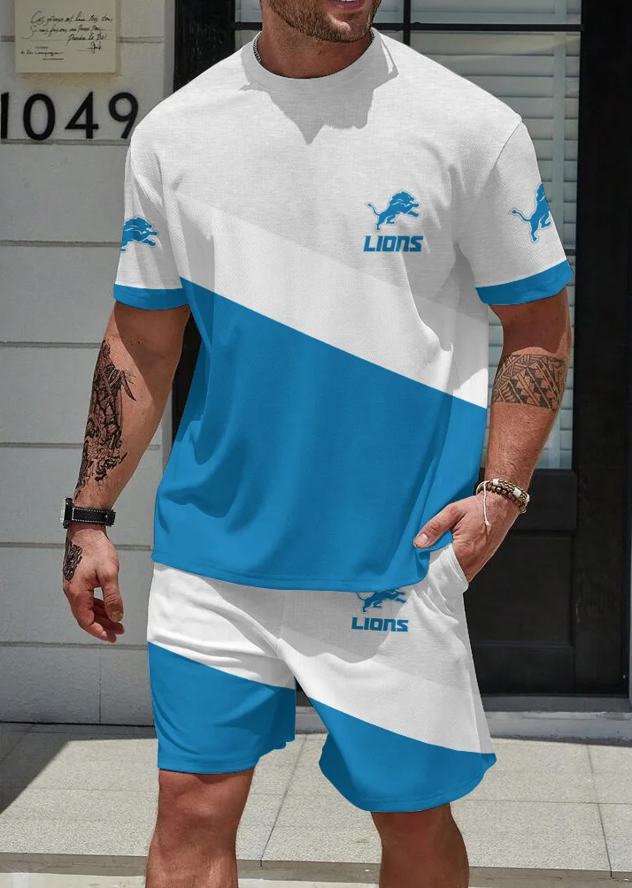 Detroit Lions T-shirt and Shorts
