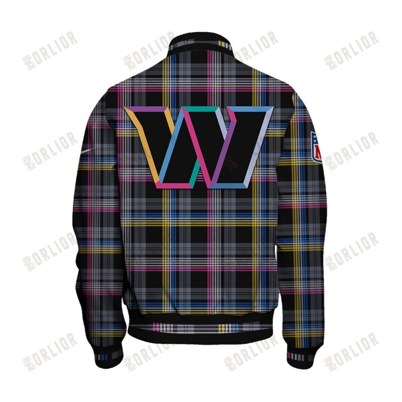 Washington Commanders Varsity Jacket - Detail View