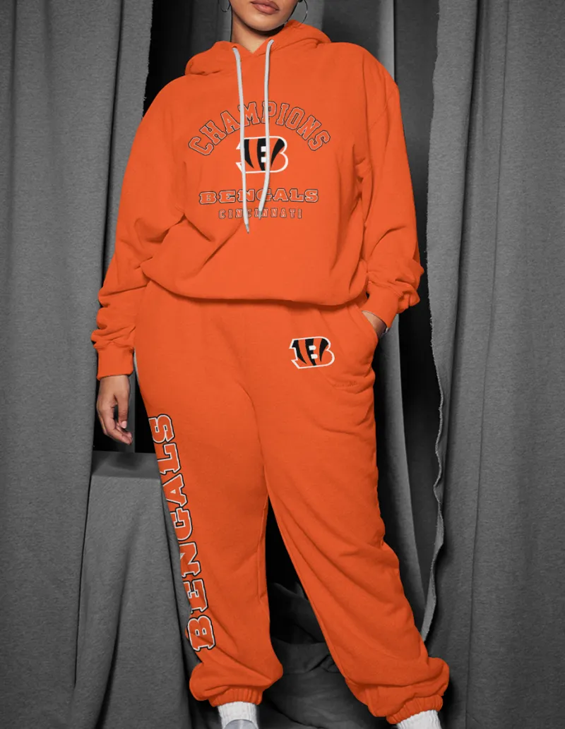 Cincinnati Bengals Combo Pullover Hoodie and Sweatpants