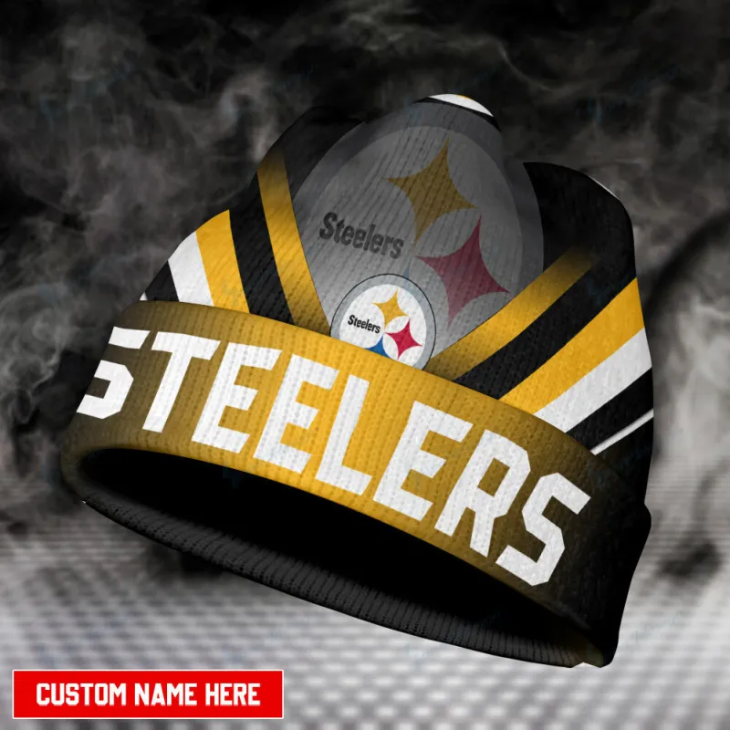 Pittsburgh Steelers Personalized Wool Beanie