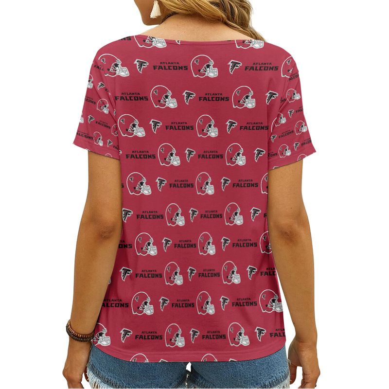 Atlanta Falcons V-neck T-shirt