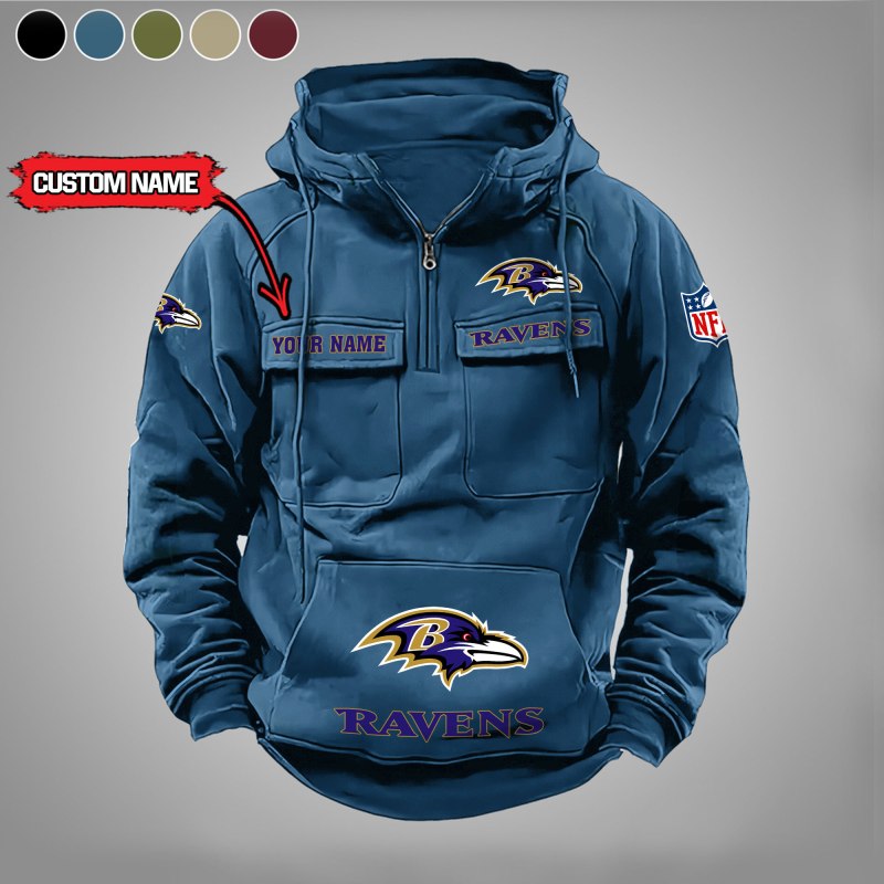Baltimore Ravens Hoodie Blue