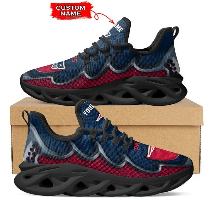 New England Patriots Personalized Yezy Running Sneakers