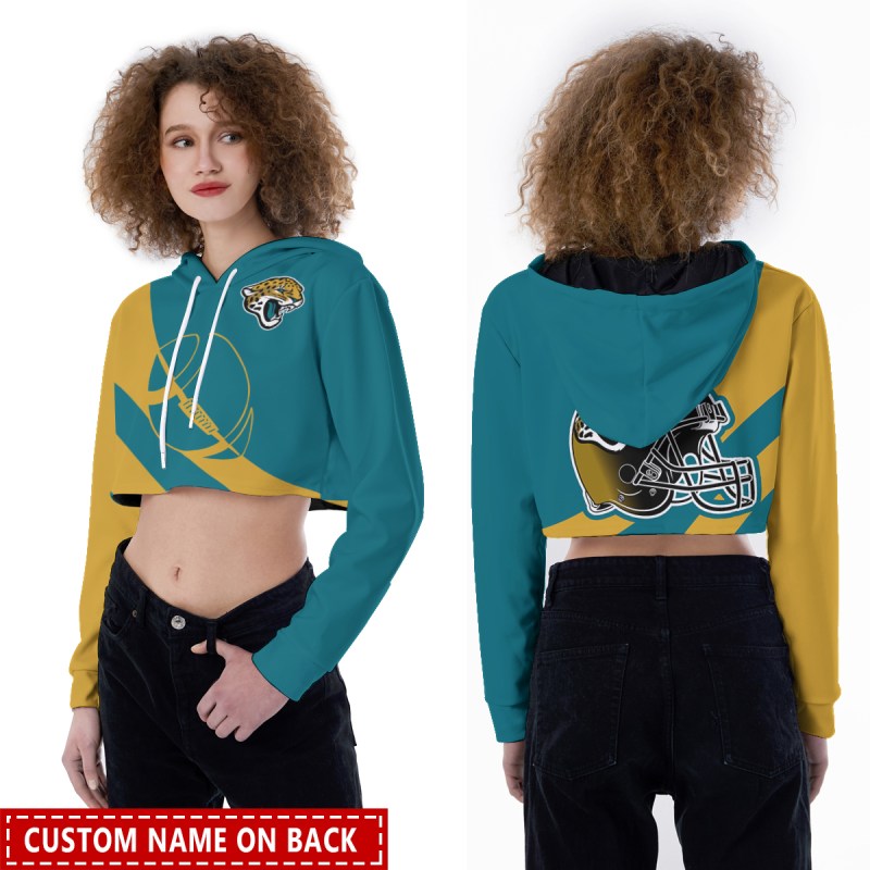 Jacksonville Jaguars Personalized Combo Croptop Hoodie and Leggings
