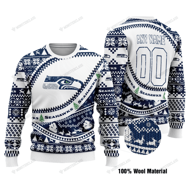 Seattle Seahawks Ugly Christmas Sweater